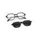 Оправа для очков  с солнцезащитным клипоном OptiGlass c01, 706