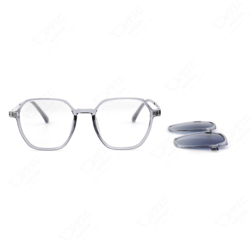 Оправа для очков  с солнцезащитным клипоном OptiGlass c02, 753
