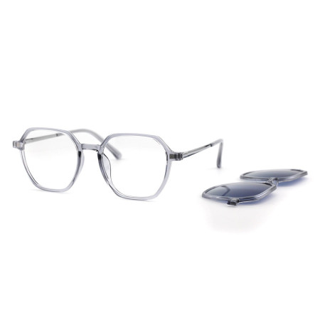 Оправа для очков  с солнцезащитным клипоном OptiGlass c02, 753
