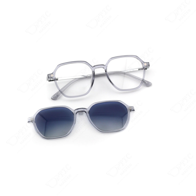 Оправа для очков  с солнцезащитным клипоном OptiGlass c02, 753