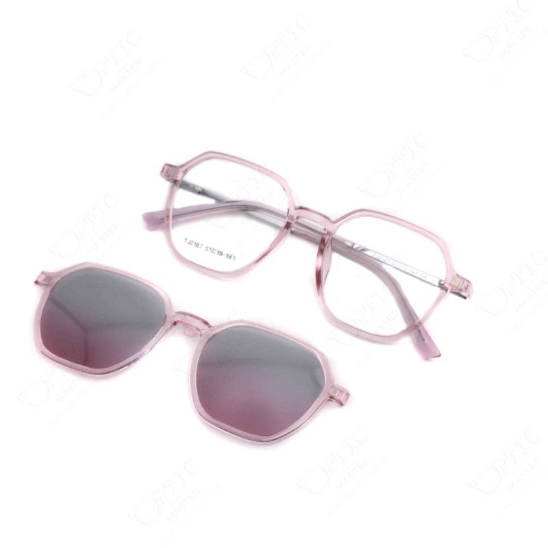 Оправа для очков с накладкой OptiGlass c4, 1757