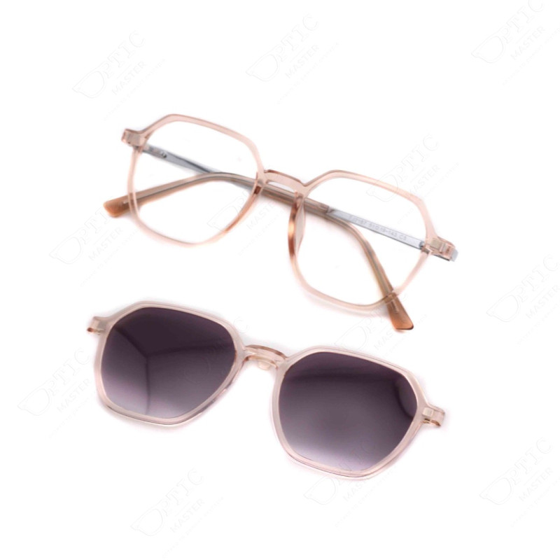 Оправа для очков с накладкой OptiGlass c2, 1758