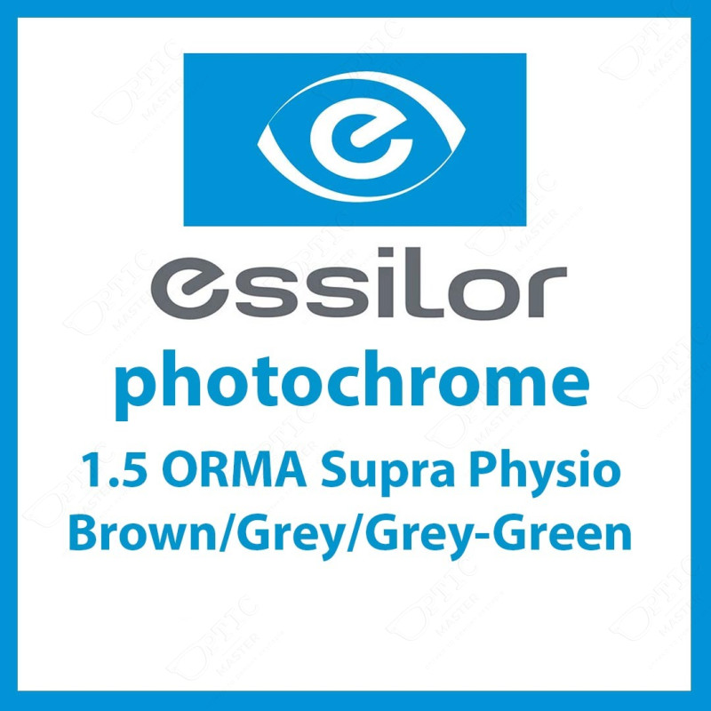 Лінзи для окулярів Essilor 1,5 ORMA Supra Physio Brown/Grey/Grey-Green