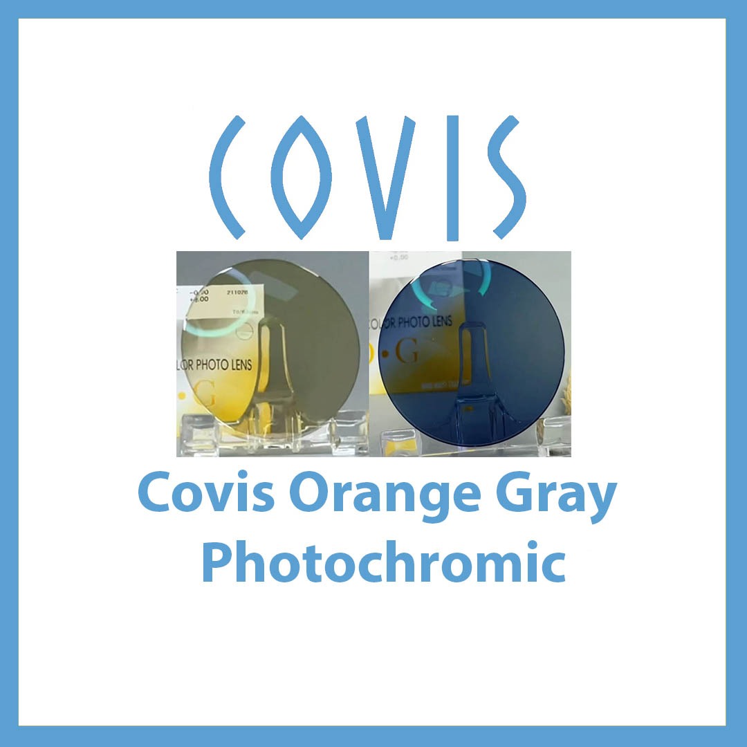 Лінзи для окулярів Covis 1,56 Magic Orange Gray Photochromic